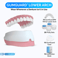 thumbnail image 2 of UltraSoft GumGuard Denture Mouthguard Lower Arch 50 Percent Thinner Custom-Fit Overnight Guard White, 2 of 5