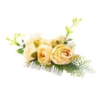 thumbnail image 5 of XASZHN Flower Metal Hair Combs Slide Clips Floral Bows Barrettes Set Yellow_004 One Size, 5 of 5