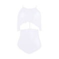 thumbnail image 3 of Gibobby Conjunto de lencería de talla grande para mujer con tirantes y encaje(Blanco, M), 3 of 4