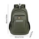 thumbnail image 3 of Mochila para portátil de 16 pulgadas, Bolsa para computadora escolar universitaria de viajes de negocios, Mochila de tela impermeable de gran capacidad con múltiples compartimentos, Correas de malla, 3 of 6