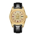 thumbnail image 1 of 【START】Gypsophila Men's Watch Diamond Watch Waterproof Swiss Fully Automatic Mechanical Movement Date Week Function, 1 of 12