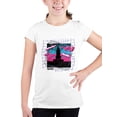 thumbnail image 2 of Officially Licensed Nasa Retro Neon Rocket Launch Design Youth's T-shirt, 2 of 3