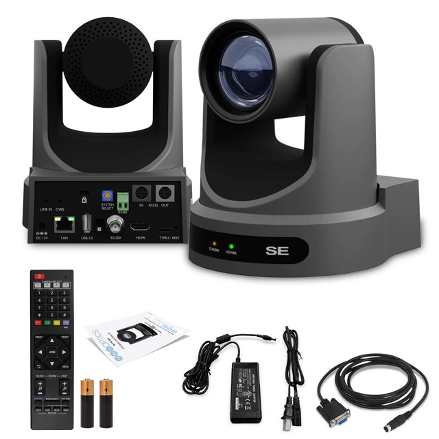 PTZOptics Move SE Cámara PTZ SDI/HDMI/USB/IP con zoom óptico de 30x (gris) (PT30X-SE-GY-G3) Ptzópticos PT30X-SE-GY-G3_EDI_1