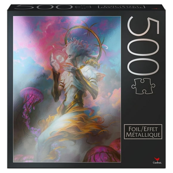 500-Piece Foil Jigsaw Puzzle, for Adults and Kids Ages 8 and up, BARCHIEL, Angel of Pisces