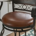 thumbnail image 3 of Tabouret de comptoir avec accoudoirs Reed, Bronze, 3 of 9