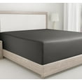 thumbnail image 1 of King Size Fitted Sheet Cotton Thread Count Sateen Deep Pockets Durable Fitted Sheet Only (King ), 1 of 8
