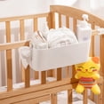 thumbnail image 2 of Organizador colgante para cama Crowdstar Caddy, blanco, 2 of 8