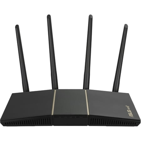 ASUS WiFi 6 Router (RT-AX57) - Dual Band Gigabit Wireless Internet Router, Gaming & Streaming, AiMesh Compatible, Included Lifetime Internet Security, Parental Control, MU-MIMO, OFDMA