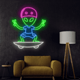 thumbnail image 4 of C-craft Alien Boy Led Neon Sign Wall Art Living Room Wall Decor Kids Room Decor, 4 of 5