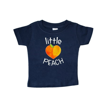 

Inktastic Little Peach Cute Heart Shaped Peach Gift Baby Boy or Baby Girl T-Shirt