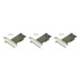 thumbnail image 1 of Decodeary Add On Cards PCIE to M2/M .2 Adapter SATA M .2 SSD PCIE Adapter NVME/M2 PCIE Adapter SSD M2 to SATA PCI -E Card M Key +B Key 3Set, 1 of 6