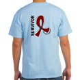 thumbnail image 2 of CafePress - Throat Cancer Survivor 12 Light T Shirt - Men's Classic Graphic T-Shirt, 2 of 5