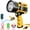 M1 - Standard, variant on EZBY 150000 Lumens Rechargeable Flashlight, High Powered LED Handheld Spotlight,12800mAh Rechargeable Battery,USB Output Power Bank, Aluminum Alloy Body for Camping Outdoor Emergency Work