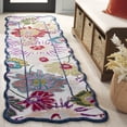 thumbnail image 2 of SAFAVIEH Jardin Jack Floral Runner Rug, Green/Ivory, 2'3" x 8', 2 of 10