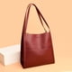 thumbnail image 4 of Bolso de hombro de cuero para mujer, bolso Retro informal para axila, bolso de compras de gran capacidad, 4 of 6