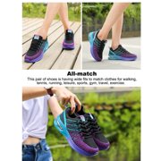 VONKY Women Running Shoes Girl Mesh Air Cushion Athletic Hiking Tennis Comfortable Lightweight Sneakers Lace-up Soles Footwear 41