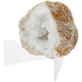 thumbnail image 2 of Plymor Clear Acrylic Low-Profile Curved Display Easel for Geode, Mineral or Crystal Cluster, 1.875" H x 4.375" W x 4.5" D (2 Pack), 2 of 2