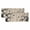 Light Beige Black, variant on Chinese Painting Valances for Windows, Traditional Culture Cool Bird Tree Branch Light Filtering Kitchen Curtains, Rod Pocket Window Valance Curtains for Living Room Bedroom, 42" W x 12" L, 2 Panels