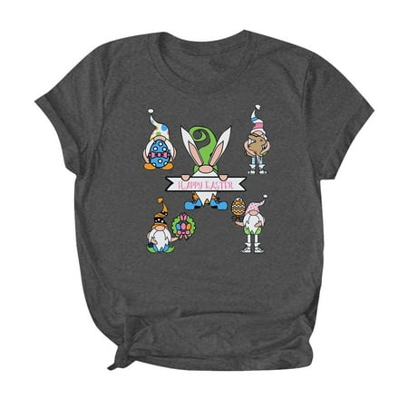 

HSMQHJWE Long Sleeve Under Scrubs Shirts For Women Casual Shirts Women Shirt For Women Easter Printing O Neckoutdoorfashion Shirt Tops Loose Sleeve T Shirts Women