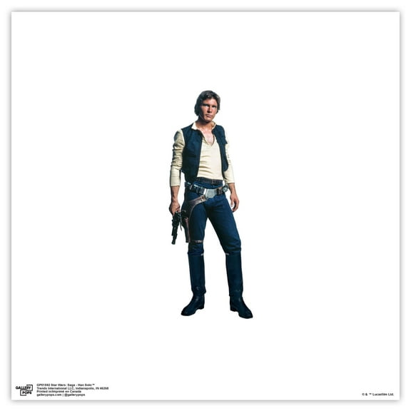 Gallery Pops Star Wars: Saga - Han Solo Wall Art, Unframed Version, 12" x 12"