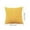 Yellow, variant on TOPRenddon Snowflake Velvet Pillow Cover - Quilted Sofa Lumbar Support Cushion with Hidden Zipper, Machine Washable Home Decor for Bed/Office (20"x20", Solid Colors)