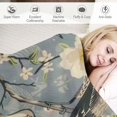 thumbnail image 3 of Orinice Flowers Birds Vintage Warm Lightweight Blanket Soft Fleece Throw Blanket for Living Rooms Sofa Decor All Seasons - Long-lasting and Soft Blanket 40x50in, 3 of 6