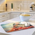thumbnail image 6 of FREEAMG Butterfly Vintage Dish Drying Mats Tableware Absorption Water Mat Home Decor Drying Pad for Kitchen Countertop, 18 X 24 Inch, 6 of 7