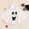 thumbnail image 2 of Coerni Toddler Kids Baby Girl Boy Halloween Clothes Ghost Cloak Hooded Cape Poncho Fancy Party Clothes Outfits 1-4 Years, 2 of 9