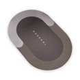 thumbnail image 1 of Alfombrilla de ducha Almohadilla absorbente antideslizante Tabero Moderno Cuarto de baño Moderno Agua Chupar Alfombra Adornación Decoración ACCESORIOS MARRÓN GRIS Guardurnaity HA028354-04, 1 of 7