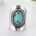 thumbnail image 2 of HOOUN Fashion Women 925 Silver Jewelry Wedding Rings Oval Cut Gemstone Ring Size 6-11-#6-7, 2 of 4