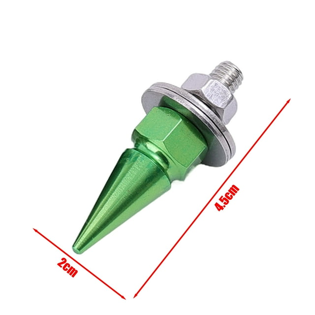 4-1pcs M6 Threaded Tips Screw Car Modified Fasteners Fender Washer Bumper Engine Screws License Plate Aluminium Alloy Bolts
