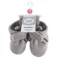 thumbnail image 2 of Luvable Friends Baby and Toddler Cozy Fleece Booties, Heather Gray, 18-24 Months, 2 of 2
