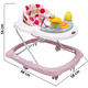 thumbnail image 4 of Andadera para Bebé Juguetes Pollito Musical Altura Ajustable Ruedas de Goma Apta desde 6 meses y hasta 12 kg - Rosa, 4 of 6