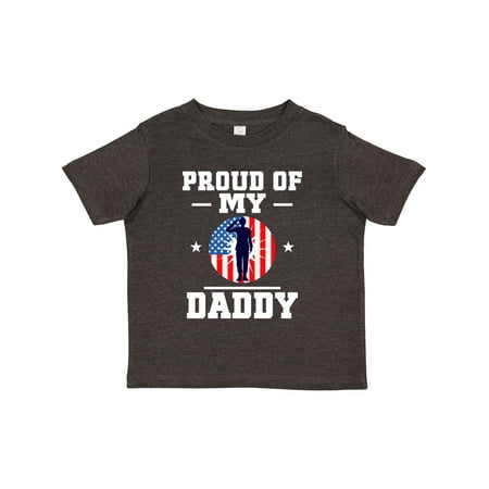 

Inktastic Military Daddy Proud Son Gift Toddler Boy or Toddler Girl T-Shirt