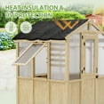 thumbnail image 3 of EAGLE PEAK 50% Sun Shade Cloth Mesh Cover with Grommets for Greenhouse for EAGLE PEAK 6.7x6x7.7 ft Wood Greenhouse, Black, 3 of 9