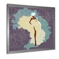 thumbnail image 2 of Designart 'Abstract African American Woman In Gorgeous Wedding Dress' Modern Framed Art Print, 2 of 4