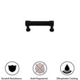 thumbnail image 6 of Fitviso 10 Pack 3.25 inch Center to Center Matte Black Cabinet Pulls Kitchen Cabinet Handles, 6 of 10