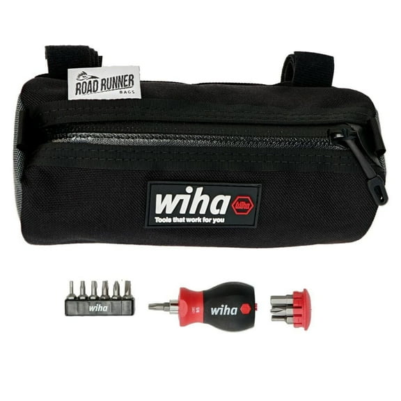 Wiha Tools 91801 Stubby Bike Repair Multi-Driver with Road Runner Burrito