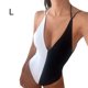 thumbnail image 3 of Sonducket Traje de baño sin mangas para mujer, traje de baño con Control de barriga para vacaciones en la playa, accesorios de baño Retro, rosa, azul, M Ropa interior Blanco negro L Sonducket AP010462-07, 3 of 6