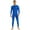 Blue, variant on Eandarui Mens Spandex Zentai Gymnastics Full Body One Piece Jumpsuit Bodysuit Costume Unitard Black 2XL