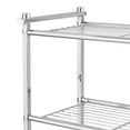 thumbnail image 6 of Organize It All 2 Tier Wall Mounted Metal Shelf with Towel Rack, 6 of 7