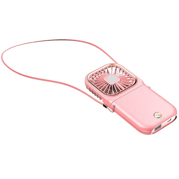 Leutsin New Folding Fan Stand Mini Power Bank Fan Portable USB Handheld Fan