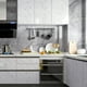 thumbnail image 2 of 1PC,White,Gloss Film, Gray, Marble Pattern, Home Decor, Cabinet ,Table Chair, Room Background ,Crackle ,Waterproof, Peel And Stick ,Easy To Erase Stains ,Refrigerator, Speaker,Dryer,Cabinet, Oven ,Ap, 2 of 4