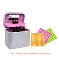 thumbnail image 3 of 126 Bottles Diamond Storage Box Shining Powder Design Diamond Embroidery Rhinestones Painting Accessory Jewelry Beads Small Parts Hand Bag Shockproof Zipper Design, 3 of 8