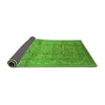 thumbnail image 2 of Ahgly Company Indoor Square Oriental Green Industrial Area Rugs, 5' Square, 2 of 4