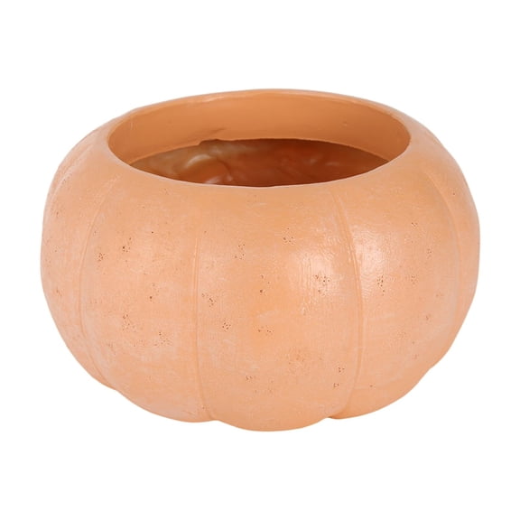 18Cm Resin Pumpkin Flower Pot Cushaw Planter Container for Fall Decorations for Home Outdoor Garden
