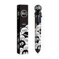 thumbnail image 1 of Oioii Personalized Red Apples & Black Cats 10-Color Ballpoint Pen, Fast-Drying Ink, Stylish Multifunctional Pen, for Students Writing and DIY Marking,Black, 1 of 6