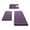 Purple, variant on 3PC Colorful Bathroom Rug Set, Soft Memory Foam Bath Mat, Non-Slide Toilet Floor Mat, Comfortable Absorbent Shower Area Rug, Bathroom Laundry Room Mat Accessories, 40x80cm+40x60cm+40x50cm