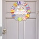 thumbnail image 5 of Corona de Pascua, letrero decorativo para pared, adorno para porche, decoración de primavera, redonda, para Pascua Estilo A, 5 of 7