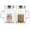 Clear, variant on Salt and Pepper Shakers Set, FGLHS 4 oz Cute Salt Pepper Shaker, Kitchen Decor for Home Restaurants Wedding, Glass Black White Shaker Sets with Stainless Steel Lids